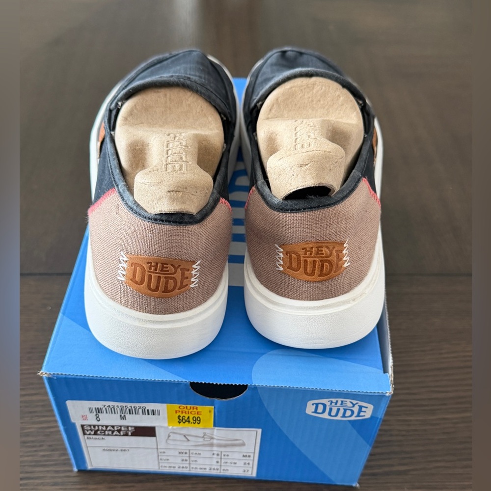 Hey Dude Two-Tone Slip-On Sneakers